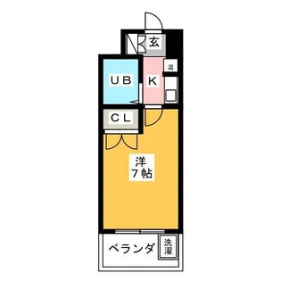 OMレジデンス名西【5階】の間取り