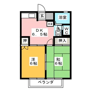 ファミテージ山手【2階】の間取り