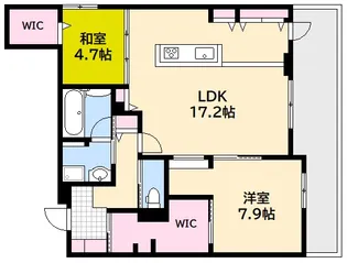MONORITH(モノリス)【2階】の間取り
