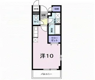 イノセント プラーサ【1階】の間取り