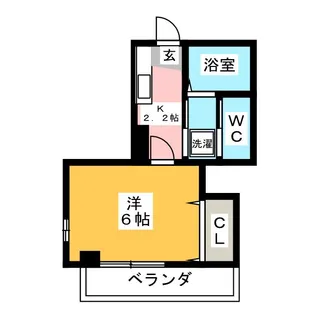 NSコーポ【2階】の間取り