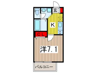 ヒルズ浦和【2階】の間取り