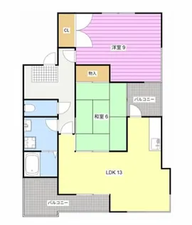 BeeTop幸【1階】の間取り