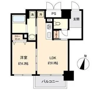 KDXレジデンス一番町【5階】の間取り