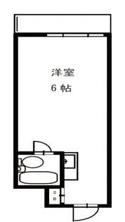 クリスタル笹塚PartI【4階】の間取り