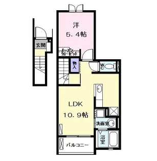 パインパークII【2階】の間取り