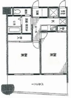 ファーストクラス町田駅前【4階】の間取り