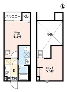 maison・de・Hale II(メゾン・ド・ハレ ツー)【1階】の間取り