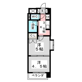アルファ台原【1階】の間取り