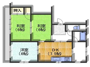 レジデンス【2階】の間取り