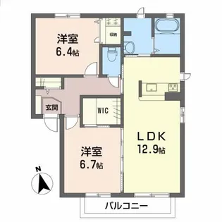 MAISON・MAST桜C【2階】の間取り