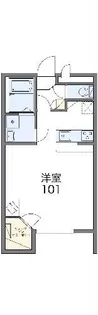 レオパレスプレミール西浦【1階】の間取り
