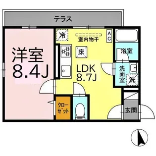 Maestro (マエストロ)【2階】の間取り