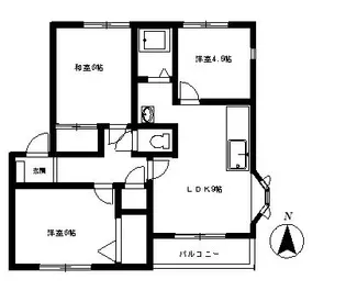 アドザックス・ラフィネA号棟【1階】の間取り