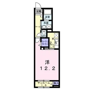 ルミエール赤羽【1階】の間取り