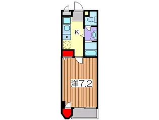 オーキッドコート 西大橋【2階】の間取り