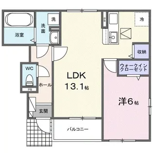 Kaunis【1階】の間取り
