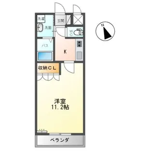 Reussir Nishizawa(レユシール ニシザワ)【1階】の間取り