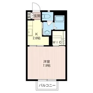 ワセイ コーポ 3【2階】の間取り