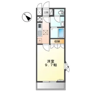 エスポアール【1階】の間取り