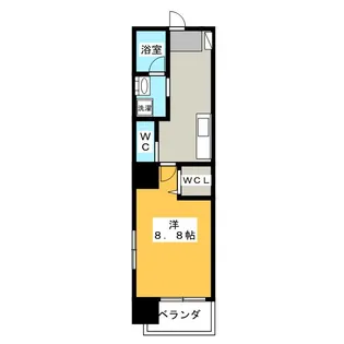 コーキャス馬場町【9階】の間取り