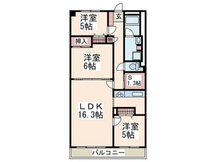 カロディカ-サ藤が丘【4階】の間取り