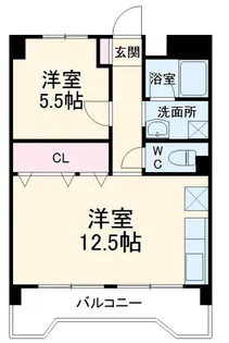 アクティブ青葉台【6階】の間取り