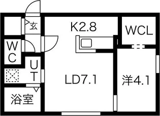 L’eclaireur(レクレルール)【2階】の間取り