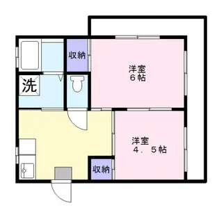 三喜ビル【4階】の間取り