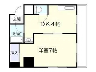 エクセル小野本【4階】の間取り