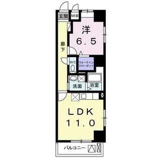 グランスイート新横浜I【8階】の間取り