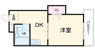 サンライフ末広【3階】の間取り