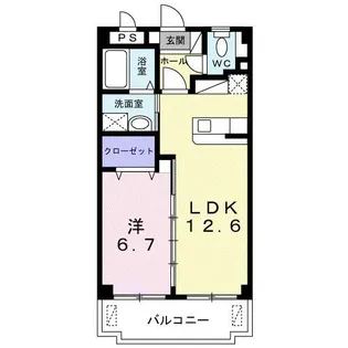 サンリット コリーヌ【1階】の間取り