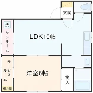 パル・パティオKIII【2階】の間取り
