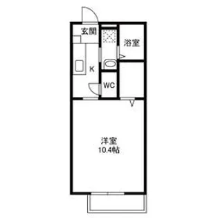 グリーンヒルズ D棟【1階】の間取り