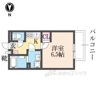 ヴェルドミール栄根【2階】の間取り