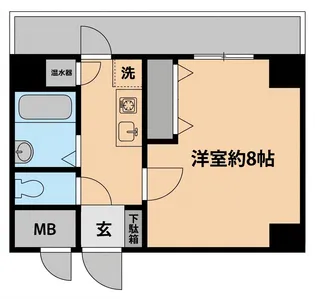ラポール今津【5階】の間取り