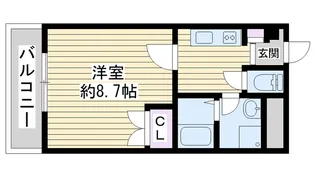 プレジール今福鶴見【7階】の間取り