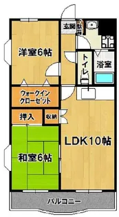 三島屋マンション【2階】の間取り