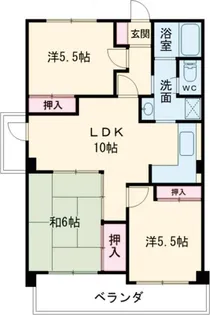 マーベリー石川【2階】の間取り