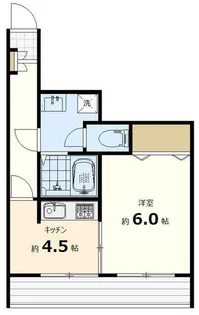 保谷陵雲閣マンション【4階】の間取り