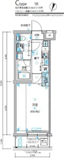 ヴァローレ喜多見【1階】の間取り