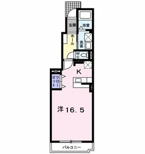 メゾン グラース【1階】の間取り