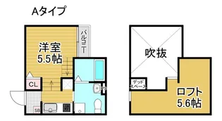 ラヴィータ御崎【2階】の間取り