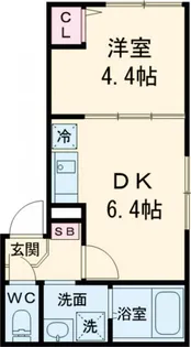 テラス新柴又II【1階】の間取り