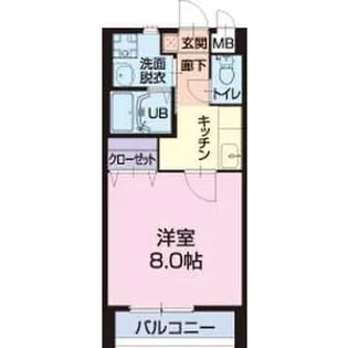 ルーセント二反表【2階】の間取り