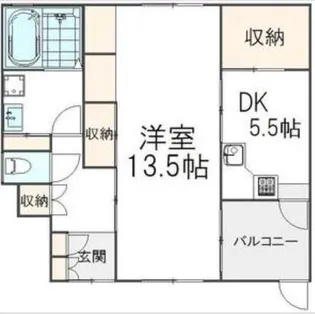 三浦ハイム【1階】の間取り