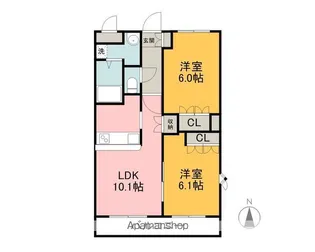 フォルトゥーナ【2階】の間取り