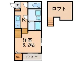ハーモニーテラス水谷【2階】の間取り