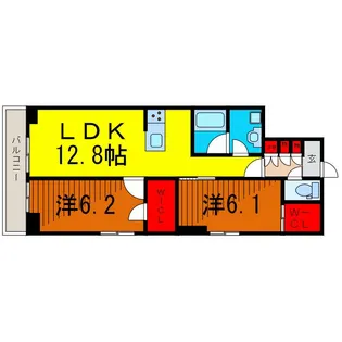 ベレオナカムラヤ【1階】の間取り